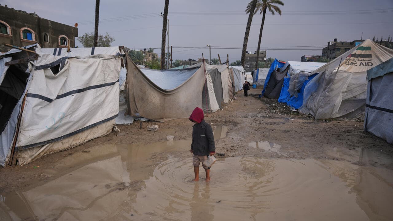 Gaza sous les intempéries, tensions aux États-Unis